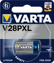 * VARTA V28PXL lithium batteri pr.stk 6V