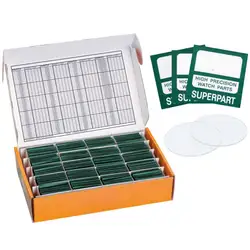 Flat Mineral Glasses Set 1,0mm/5xØ161-200/200pcs.