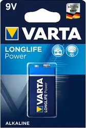 VARTA 9V 6LR61 LONGLIFE POWER V4922-1