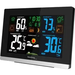 Technoline Værstasjon og klokke /RC/m.utesensor