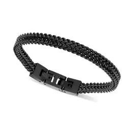 RB Bracelet MAJOR II 7mm IPGold/IPGrey 20,5cm