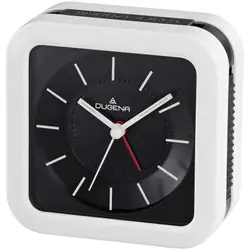 DUGENA Vekkerur /10x10/Sweep/Beep alarm/Snooze/Lys/Sort