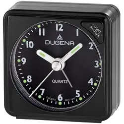 DUGENA Vekkerur /6x6/Snooze/Beep alarmLys/Sort