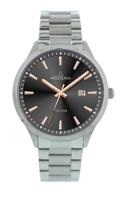Modema MD6001.02 Ø42 Stål/Grå skive index/Stål lenke