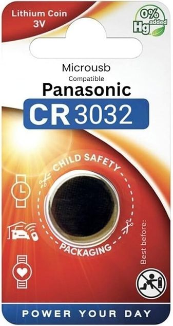 Panasonic lithium batteri CR3032
