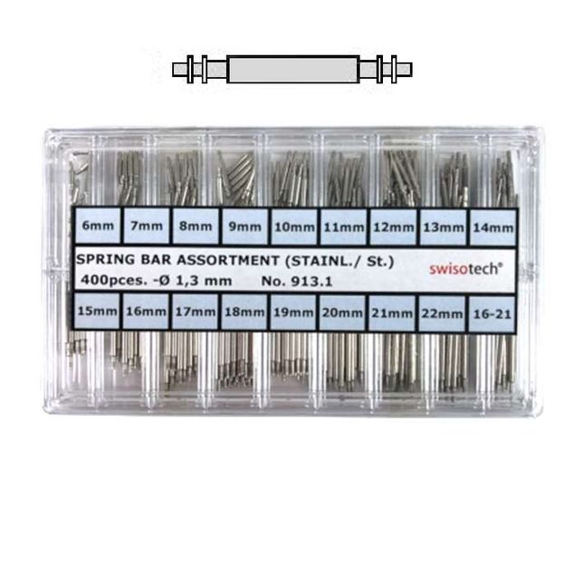 Spring Bar Assortment Ø1,3/400pcs.