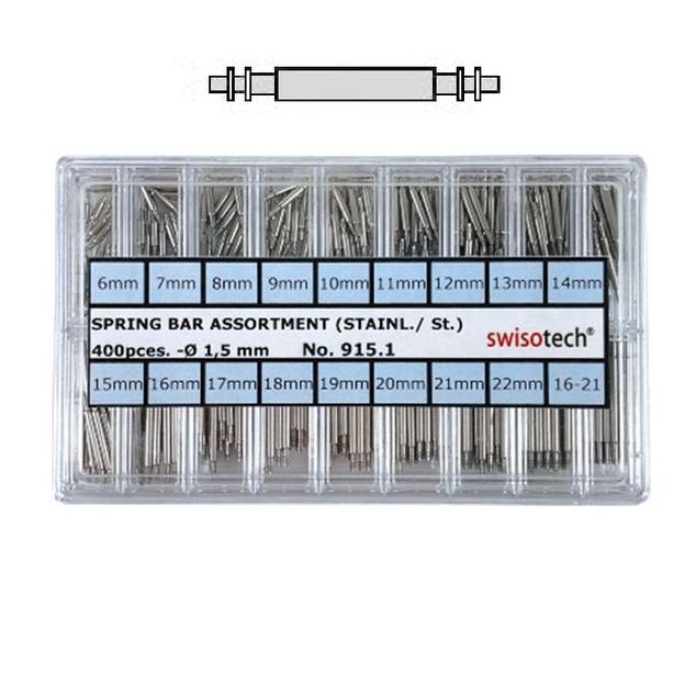 Spring Bar Assortment Ø1,5/400pcs.