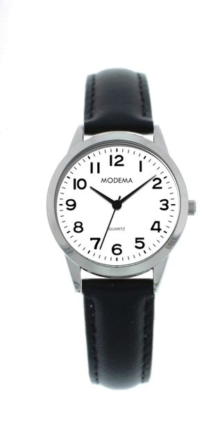 Modema Ø32 Alloy/30m/Mineral/Hvit skive tall/Sort rem