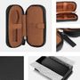 Wallet 2 watches BOUVERET - Black/Brown inside
