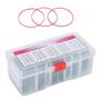 Red Sansfil-Gaskets set/3x30 Sizes Ø17,34-31,84mm/90pcs.