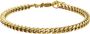 RB Bracelet steel MAJOR IP Gold 20,5cm