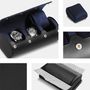 Roll 3 watches BOUVERET - Black/Blue inside