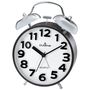 DUGENA Vekkerur /Ø11/Sweep/Bjelle alarm/Sort