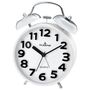 DUGENA Vekkerur /Ø11/Sweep/Bjelle alarm/Hvit